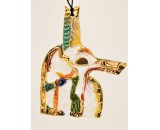 Keramický obraz Anubis