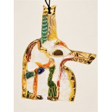 Keramický obraz Anubis